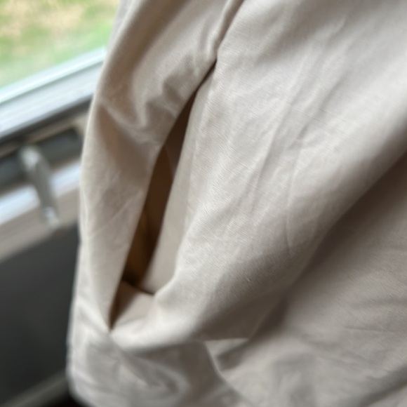 Aqua Khaki Button Down with Tiered Layered Look Dress! - Picture 5 of 8